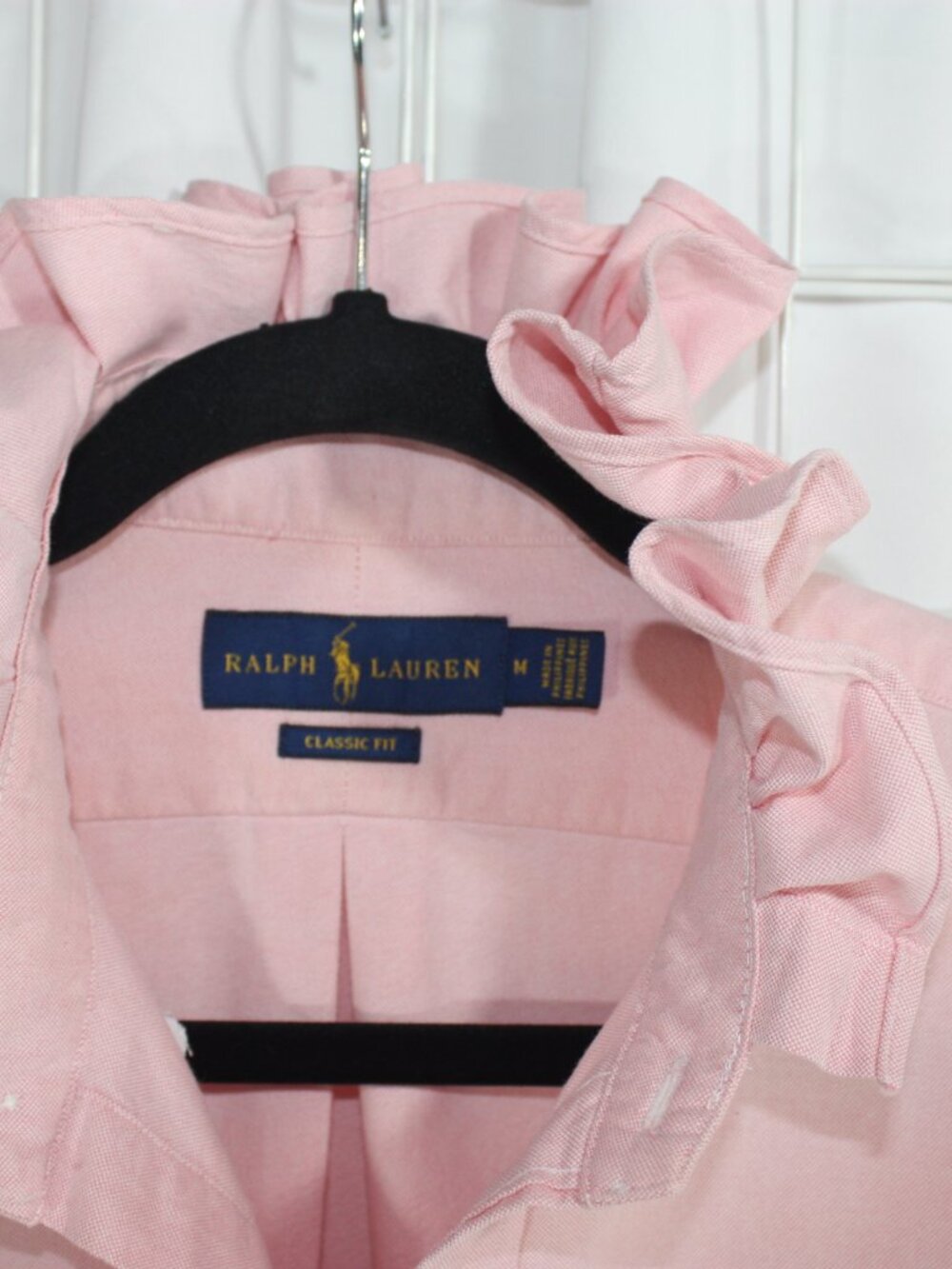 Ralph Lauren Ruffle Collar Shirt - Picture 4 of 8